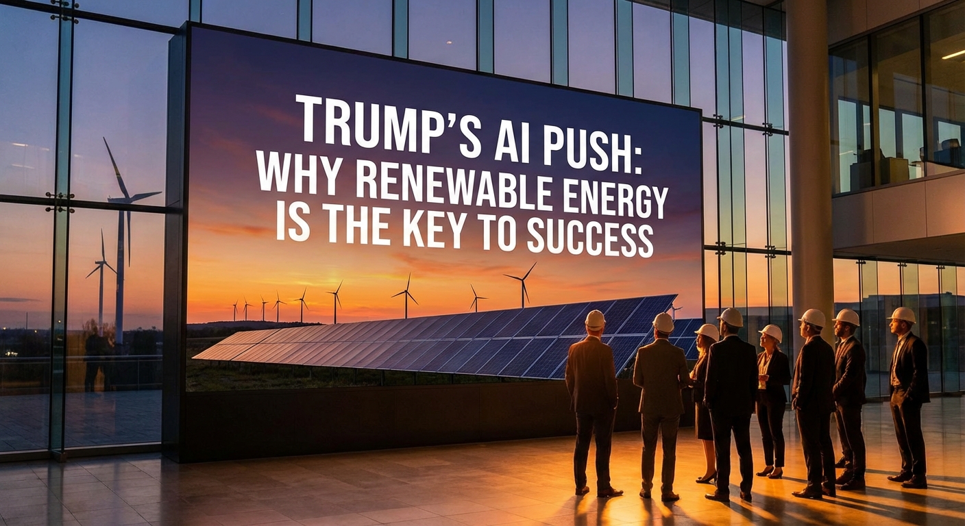 A Impulsão de Trump na IA: Por Que a Energia Renovável é a Chave do Sucesso